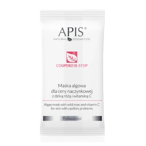 Apis - Professional - Couperose-Stop - Algae Mask with Wild Rose and Vitamin C for Skin with Capillary Problems - Alginátová maska so šípovou ružou a