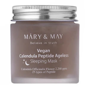 Mary&May - Calendula Peptide Ageless Sleeping Mask - Upokojujúca spevňujúca nočná maska - 110 g
