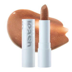 Unleashia - Glacier Vegan Lip Balm - No.3 Nude Bluff - Hydratačný balzam na pery s trblietkami - 3,3 g