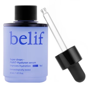 Belif - Super Drops Multi7 Hyaluron Serum - Hydratačné sérum na tvár - 30ml