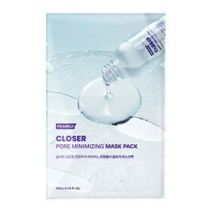 Frankly - Closer Mask - Plátienková maska na tvár znižujúca viditeľnosť pórov - 1ks / 22 ml