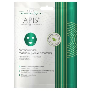 Apis - Antioxidačná plátienková maska s matchou - 20g