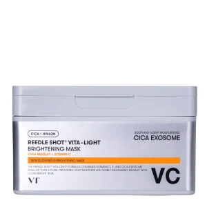 VT Cosmetics - Reedle Shot Vita-Light Brightening Mask - Sada rozjasňujúcich plátienkových masiek - 320g/30ks
