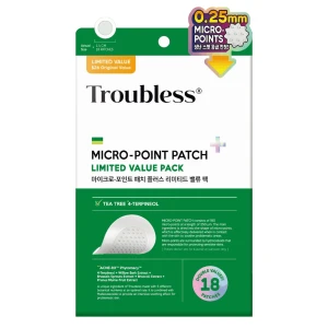 Troubless - Micro-Point Patch Plus Limited Value Pack - Náplasti na akné a nedokonalosti s mikroihličkami - 18ks
