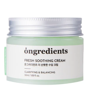 Ongredients - Fresh Soothing Cream - Osviežujúco - hydratačný krém na tvár - 50ml