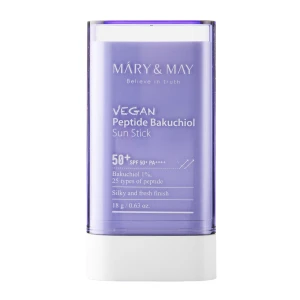 Mary&May - Vegan Peptide Bakuchiol Sun Stick SPF50+/PA++++ - SPF krém v tyčinke - 18 g