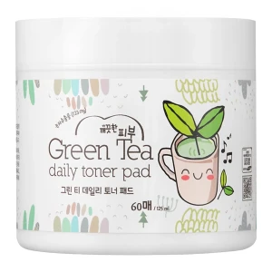 Esfolio - Pure Skin Green Tea Daily Toner Pad - Tonizujúce tampóny so zeleným čajom - 130ml/60ks