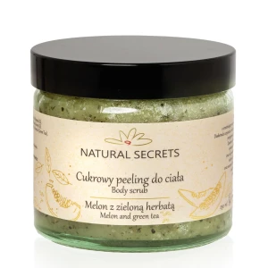 Natural Secrets - Cukrový peeling - Svieži melón so zeleným čajom - 250ml