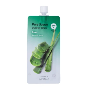 Missha - Pure Source Pocket Pack - Aloe - Hydratačná maska na tvár - 10ml