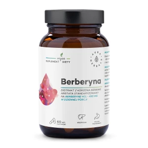 Aura Herbals - Berberín 490 mg Berberis Aristata - Kapsule - 60ks
