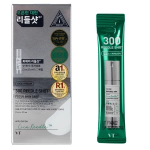 VT Cosmetics - Reedle Shot 300 - Mikroihlové booster sérum zlepšujúce štruktúru pokožky - Vrecká - 10 x 2ml