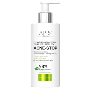 Apis - Home TerApis - Acne-Stop - Cleansing Antibacterial Toner with Green Tea - Čistiace antibakteriálne tonikum so zeleným čajom - 300ml