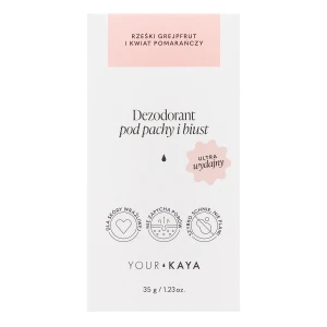 Your Kaya - Dezodorant na podpazušie a poprsie - Grapefruit a pomaranč - náplň - 38 g