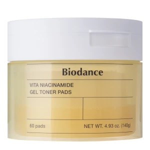 Biodance - Vita Niacinamide Gel Toner Pads - Rozjasňujúce tampóny na tvár - 60ks / 140 g