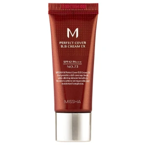 Missha - M Perfect Cover BB Cream SPF42/PA+++ - Krycí BB krém s UV filtrom - No.23 Natural Beige - 20ml