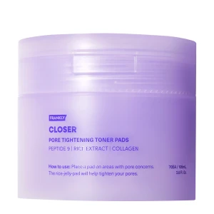 Frankly - Closer Toner Pads - Pleťové tampóny znižujúce viditeľnosť pórov - 70 ks / 105 ml