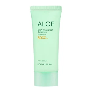 Holika Holika - Aloe Cica Waterproof Sunscreen SPF50+/PA++++ - Upokojujúci krém s opaľovacím filtrom - 100ml