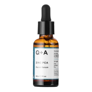 Q+A - Zinc PCA - Facial Serum - Regeneračné pleťové sérum s hojivým účinkom a obsahom Zinc PCA - 30ml