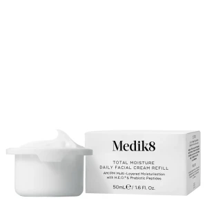 Medik8 - Total Moisture Daily Facial Cream Refill - Intenzívne hydratačný pleťový krém - náhradná náplň - 50ml