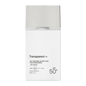Transparent Lab - Oil Control Ultra Fluid Cica Sunscreen - Zmatňujúci krém SPF50+ - 100ml