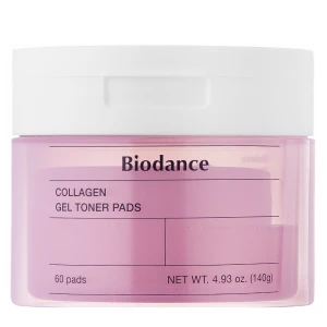 Biodance - Collagen Gel Toner Pads - Spevňujúce Kolagénové Tampóny na Tvár - 60ks