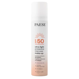 Paese - Ultraľahký ochranný SPF50 sprej na make-up - 75 ml