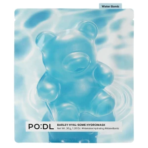 PO:DL - Barley Hyal-Some Hydromask - Gélová hydratačná maska na tvár - 1ks/36g