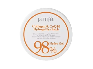 Petitfee - Collagen Q10 Hydrogel Eye Patch - Hydrogélové náplasti pod oči s kolagénom a koenzýmom Q10 - 60 ks