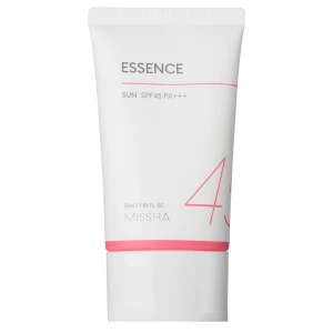 Missha - All-Around Safe Block Essence Sun SPF45/PA+++ - Hydratačný opaľovací SPF krém na tvár - 50ml