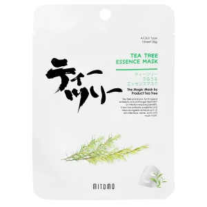 Mitomo - Tea Tree Essence Mask - Plátienková maska s extraktom z čajovníka - 1ks/25g