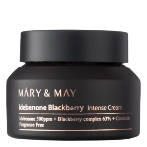 Mary&May - Idebenone Blackberry Intense Cream - Krém proti vráskam s idebenónom - 70 g