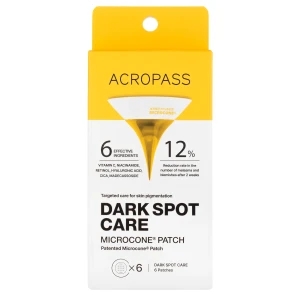 AcroPass - Dark Spot Care Microcone Patch - Rozjasňujúce náplasti s mikroihličkami - 6ks
