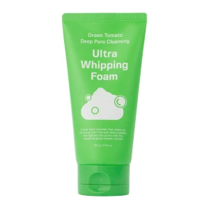 Sungboon Editor - Green Tomato Deep Pore Cleansing Ultra Whipping Foam - Čistiaca pena na tvár - 120g