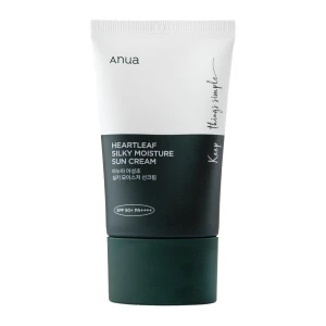 Anua - Heartleaf Silky Moisture Sun Cream SPF50+/PA++++ - Hydratačný krém na tvár s filtrom - 50ml