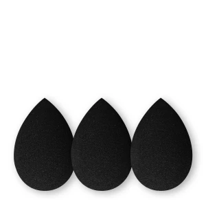 Ibra Makeup - Makeup Blender - Sada 3 hubiek na make-up - Trio Black - 3ks
