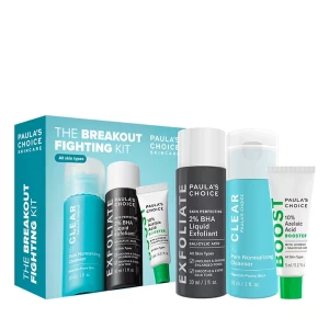 Paula's Choice - The Breakout - Fighting Kit - Sada na boj s akné a čiernymi bodkami - 5ml+30ml+30ml