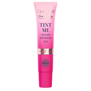 Claresa - Tint Me Creamy Lip Balm 3in1 SPF 30 - Farebný balzam na pery s SPF 30 - Granita - 12 ml