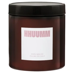 HHUUMM - Cukrový telový peelling - Ruža a malina - 250ml
