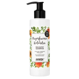 Anwen - Broskyňa a Koriander - Šampón na Suchú a Citlivú Pokožku Hlavy - 200ml