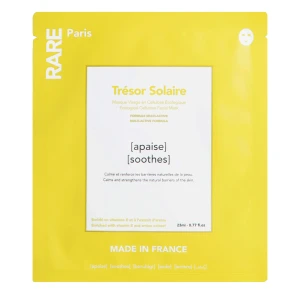 Rare Paris - Trésor Solaire - Upokojujúca plátienková maska - 1 ks / 23 ml