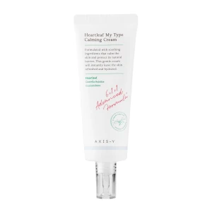 Axis-y - Heartleaf My-Type Calming Cream - Ľahký gélový krém na dehydrovanú pleť - 60 ml