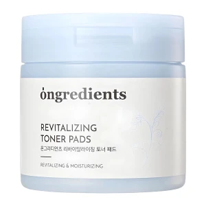 Ongredients - Revitalizing Toner Pads - Revitalizujúce tonikum na tvár v tampónoch - 60ks / 160g