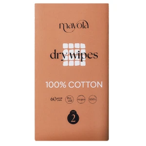 Mayola - Dry Wipes Step 2 - Vatové tampóny v praktickej rolke - 60ks