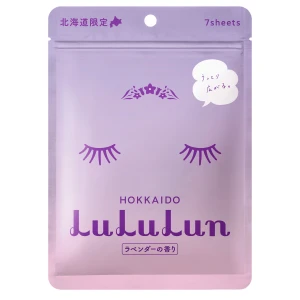 LuLuLun - Premium Sheet Mask Hokkaido Lavender - Sada upokojujúcich plátienkových masiek - Levanduľa - 7ks