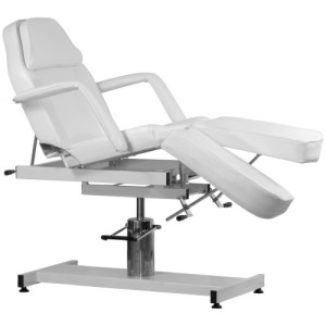 Fotel kosmetyczny hydrauliczny A 210C pedi biały