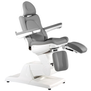 Fotel kosmetyczny elektryczny AZZURO 870S PEDI - szary | cosmed24.pl