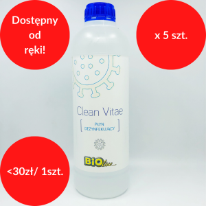 Pakiet Żel dezynfekujący Clean Vitae 5 x 1L