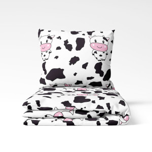 Komplet Pościeli Dwuosobowej Happy Cow 160x200 + 2x poszewki 70x80 cm