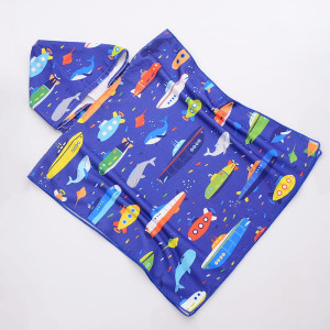 RĘCZNIK Z KAPTUREM PONCZO 60x120 SEA WORLD