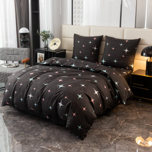 Pościeli 220x200 z 2 Poszewkami 70X80 Komplet Dwuosobowej Gwiazdy